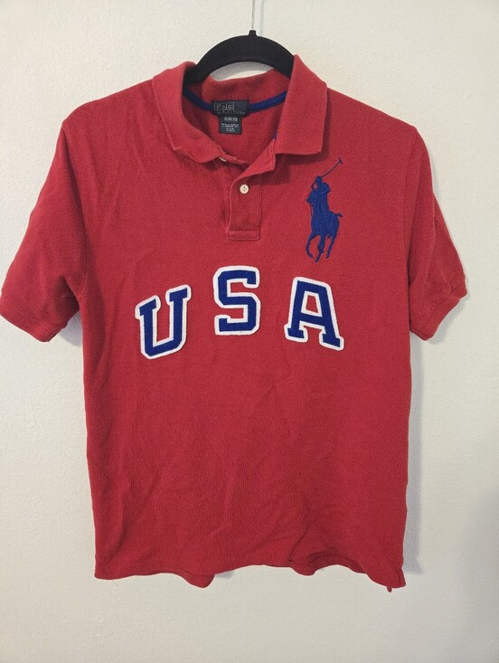 Polo Ralph Lauren Other - Polo Ralph Lauren USA Big Pony Polo Shirt Boys XL See Measurements. Comparable